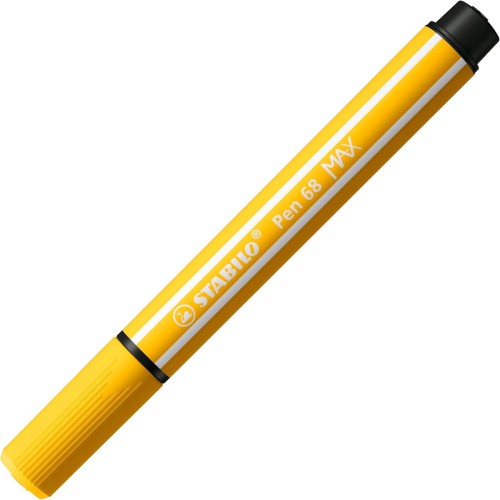 Stabilo - Premium Felt-Tip Pen With Thick Chisel Tip - Pen 68 MAX - Arty - Pack Of 6 - 6 68 Max 4006381590006