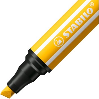 Stabilo - Premium Felt-Tip Pen With Thick Chisel Tip - Pen 68 MAX - Arty - Pack Of 6 - 6 68 Max 4006381590006