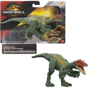 Mattel Jw Rebirth - Φιγούρες Δεινοσαύρων Jurassic World Frenzy Pack Archaeornithomimus  JGB72 / JGB76 194735309696