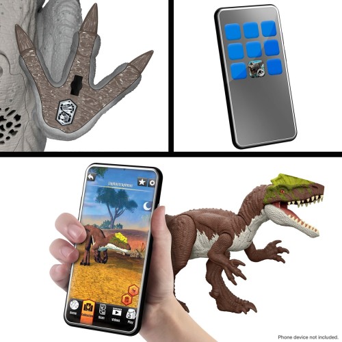 Mattel Jurassic World Rebirth Frenzy Pack Minqaria Dinosaur Figure, Authentic Toy, Digital Play JGB72 / JGB75 194735309801