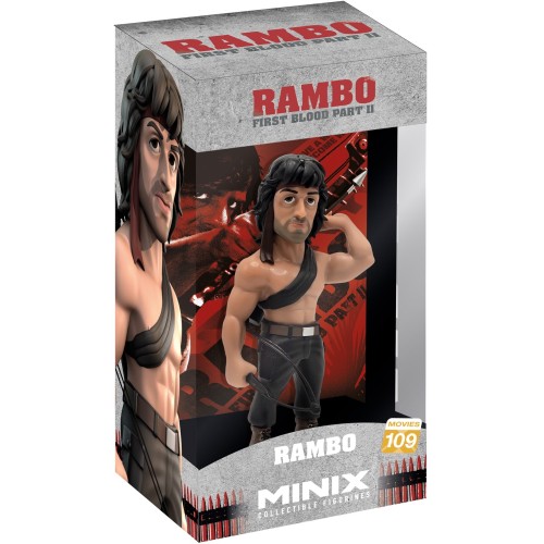 Minix Rambo - Rambo With bow Figure 12cm MNXA1000 8056379179924