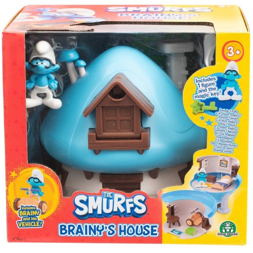 Giochi Preziosi The Smurfs Στρουμφάκια Μαγικό Σπίτι Και Φιγούρα PUF40310 8056379200666