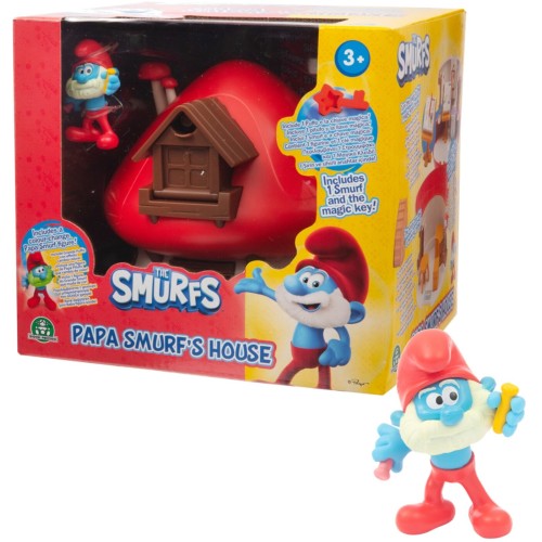 Giochi Preziosi The Smurfs Στρουμφάκια Μαγικό Σπίτι Και Φιγούρα PUF40310 8056379200666