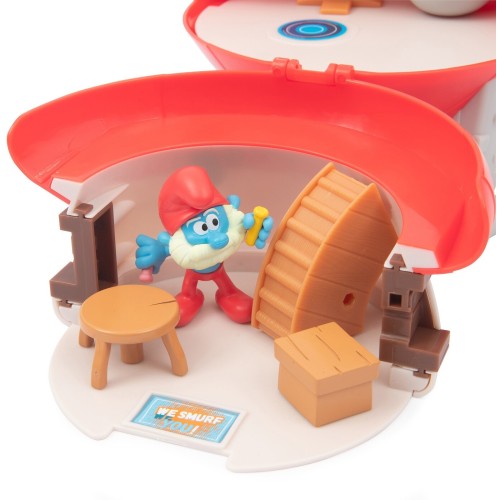 Giochi Preziosi The Smurfs Στρουμφάκια Μαγικό Σπίτι Και Φιγούρα PUF40310 8056379200666