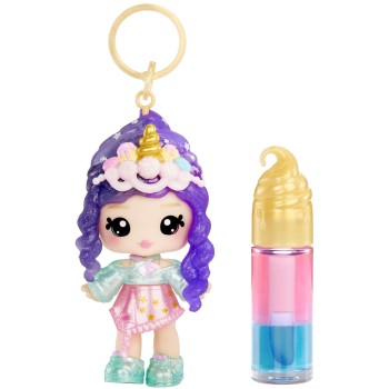 MGA Entertainment Yummiland Lip Gloss Doll Series 2- Cotton Candy (nia Candy Fluff) 546061 035051546085