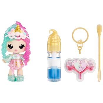 MGA Entertainment Yummiland Lip Gloss Doll Series 2- Cotton Candy (nia Candy Fluff) 546061 035051546085