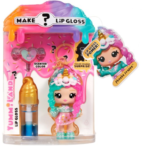 MGA Entertainment Yummiland Lip Gloss Doll Series 2- Cotton Candy (nia Candy Fluff) 546061 035051546085