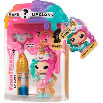 MGA Entertainment Yummiland Lip Gloss Doll Series 2- Cotton Candy (nia Candy Fluff) 546061 035051546085