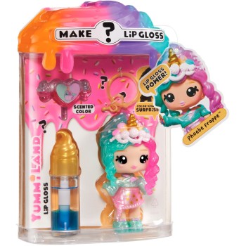MGA Entertainment Yummiland Lip Gloss Doll Series 2- Cotton Candy (nia Candy Fluff) 546061 035051546085