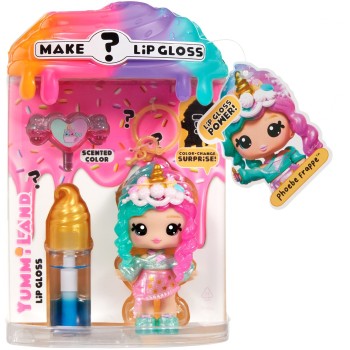 MGA Entertainment Yummiland Lip Gloss Doll Series 2- Cotton Candy (nia Candy Fluff) 546061 035051546085