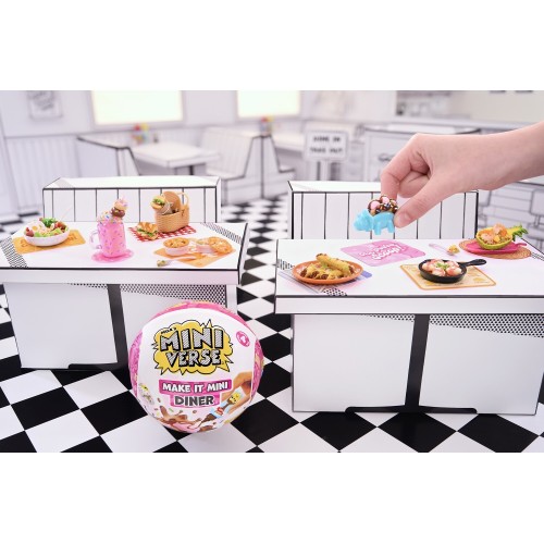 MGA Entertainment Miniverse Make It Mini Diner Σειρά 4 Mini Collectibles 546825-EU 035051546825