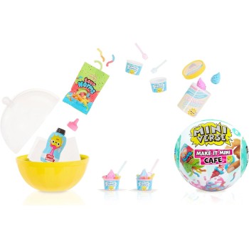 MGA Entertainment MGA’S Miniverse Make It Mini Cafe Series 5 - Includes 1 Ball, Collect All 8, Mini Collectibles, Blind Packagin