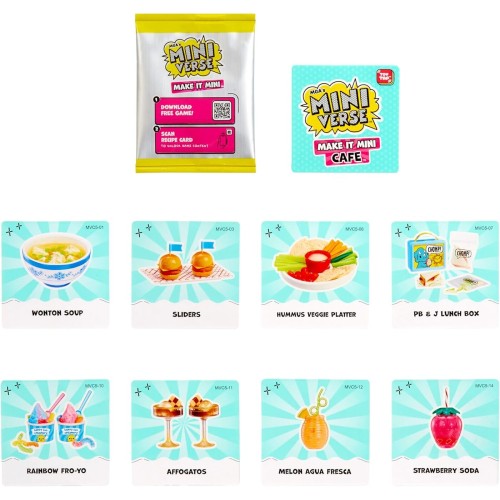 MGA Entertainment MGA’S Miniverse Make It Mini Cafe Series 5 - Includes 1 Ball, Collect All 8, Mini Collectibles, Blind Packagin