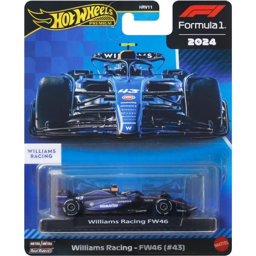Mattel Hot Wheels HW Premium Formula 1 Williams Racing HRV11 / JBM20 194735263820
