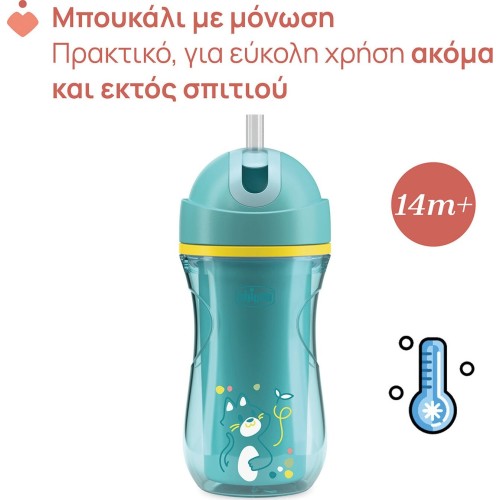 Chicco ποτηράκι sport τιρκουάζ για 14+ μηνών F04-06991-25 8058664180738