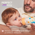 Chicco πλαστικό μπιμπερό perfect easy κατά των κολικών σιέλ 330ml για 4+ μηνών A60-20245-20 8058664176090