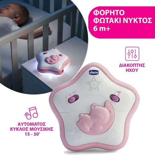 Chicco Baby Crib toy sky Pink for 0+ Months Y01-10473-10 8058664143283