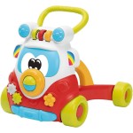 Chicco Happy Hippy 2-in-1 toddler game with manual activity center, colorful toddler bus with 4 large wheels, learning toy for b