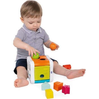 Chicco My First Battery, Electronic Music Game, Two Drums and One Cymbal, 2 Drumsticks Included, Over 35 Sounds and Melodies, 5 