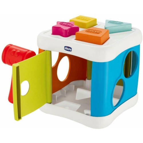 Chicco My First Battery, Electronic Music Game, Two Drums and One Cymbal, 2 Drumsticks Included, Over 35 Sounds and Melodies, 5 