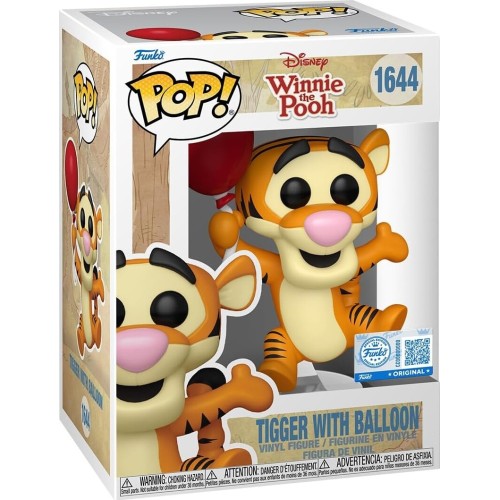 Funko Disney Winnie the Pooh  pop! disney: winnie the pooh - tigger with balloon 1644 Συλλεκτική Φιγούρα Βινυλίου 88657 88969888