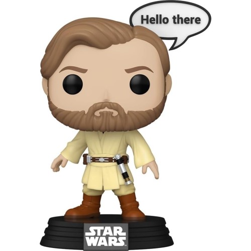 Funko  pop! disney star wars: sayings - obi-wan kenobi 781 bobble-head Συλλεκτική Φιγούρα Βινυλίου 83595 889698835954