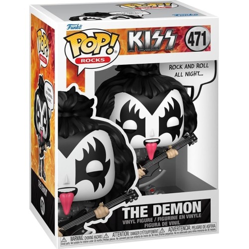 Funko pop! sayings: the demon - randr all night - kiss - collectable vinyl figure 84124 889698841245