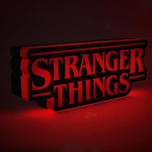 Paladone stranger things shaped logo light, 30cm 11.8 wide wall or desk lamp with us PP10460ST 5055964797232