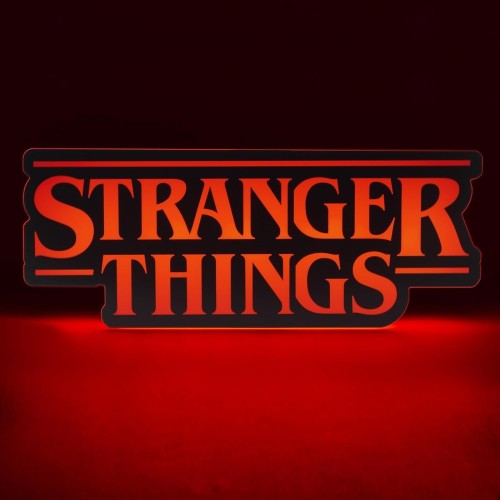 Paladone stranger things shaped logo light, 30cm 11.8 wide wall or desk lamp with us PP10460ST 5055964797232