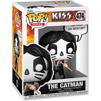 Funko pop! sayings: the catman - randr all night - kiss - collectable vinyl figur 84123 889698841238