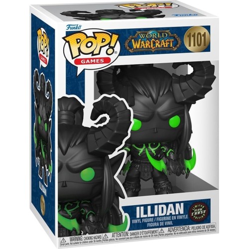 Funko pop! games: world of warcraft - illidan stormrage - 1/6 odds for rare chase 86108 889698861083