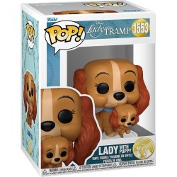 Funko  pop! disney: lady & the tramp (70th anniversary) - lady with puppy 1553 Συλλεκτική Φιγούρα Βινυλίου 83568 889698835688