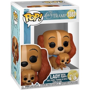 Funko  pop! disney: lady & the tramp (70th anniversary) - lady with puppy 1553 Συλλεκτική Φιγούρα Βινυλίου 83568 889698835688