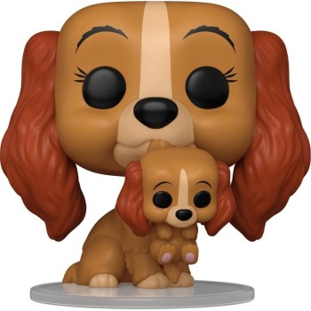 Funko  pop! disney: lady & the tramp (70th anniversary) - lady with puppy 1553 Συλλεκτική Φιγούρα Βινυλίου 83568 889698835688
