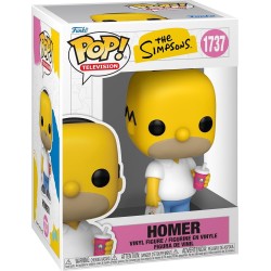 Funko  pop! television: the simpsons - homer (krusty burger) 1737 Συλλεκτική Φιγούρα Βινυλίου 86406 889698864060