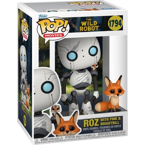 Funko Pop! And Buddy: Wild Robot - Roz With Brightbill And Fink - Vinyl Collectib 89381 889698893817