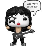 Funko pop! sayings: the starchild - randr all night - kiss - collectable vinyl fi 84126 889698841269