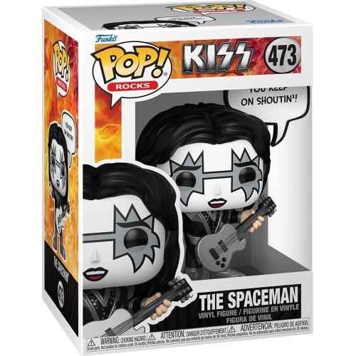 Funko  pop! rocks: kiss - the spaceman (rock & roll all night) 473 Συλλεκτική Φιγούρα Βινυλίου 84125 889698841252