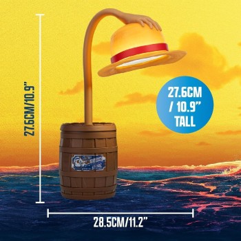 Paladone one piece straw hat posable desk light, officially licensed anime bendable  PP14468OPNF 5056577754384