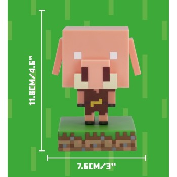 Paladone minecraft piglin mini icon light, officially licensed led lamp for kids bed PP14431MCFID 5056577754018