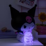 Paladone kuromi globuddies night light, officially licensed sanrio 3d led lamp, batt PP14396KUR 5056577753202