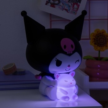 Paladone kuromi globuddies night light, officially licensed sanrio 3d led lamp, batt PP14396KUR 5056577753202