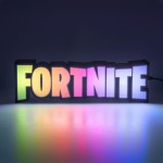 Paladone fortnite rgb colour-changing logo light, officially licensed gaming lamp wi PP14512FO 5056577754841
