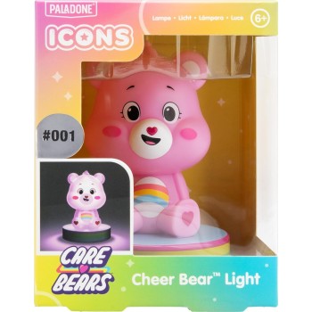 Paladone care bears pink cheer bear mini icon light, officially licensed 3d figurine PP14438CB 5056577754087