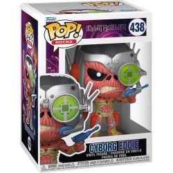 Funko pop! rocks: iron maiden - cyborg eddie 438 vinyl figure 80487 889698804875