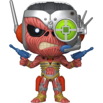 Funko pop! rocks: iron maiden - cyborg eddie 438 vinyl figure 80487 889698804875