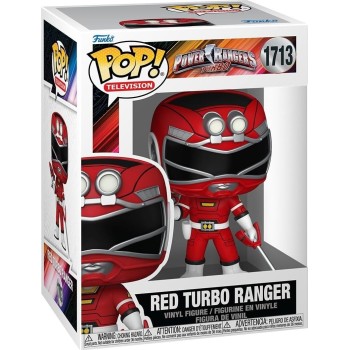 Funko pop! television: power rangers turbo - red turbo ranger 1713 vinyl figure 86270 889698862707