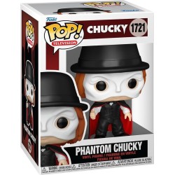 Funko pop! television: chucky - phantom chucky 1721 vinyl figure 87112 889698871129