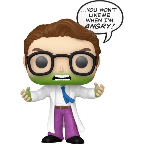 Funko pop! comics: marvel - bruce banner (don't make me angry) 1417 bobble-head vinyl figure 82766 889698827669