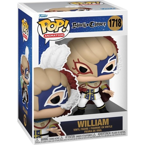 Funko pop! animation: black clover - william 1718 vinyl figure 59241 889698592413